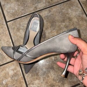 Dior Sophisticated Gray Heels